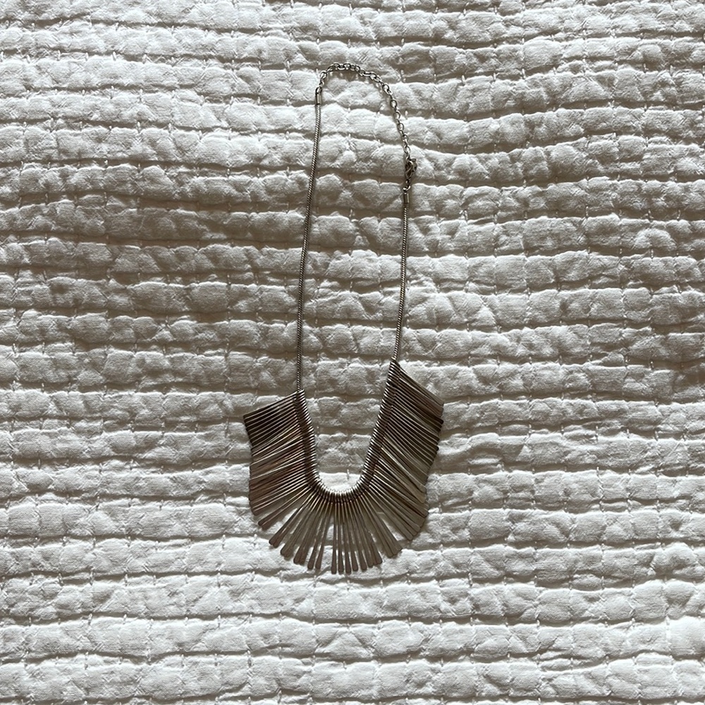 Stella and dot necklace! Silver